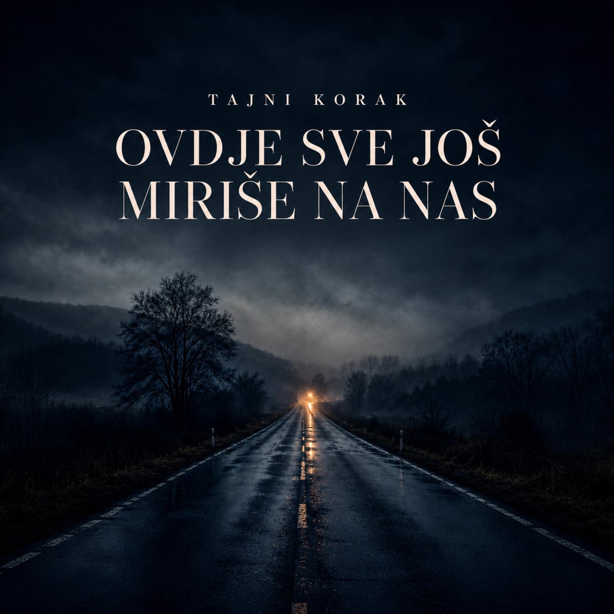 Naslovnica singla Ovdje sve još miriše na nas - Tajni Korak